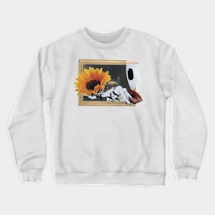 Lay Back ft. Banksy and Sunflowers Crewneck Sweatshirt